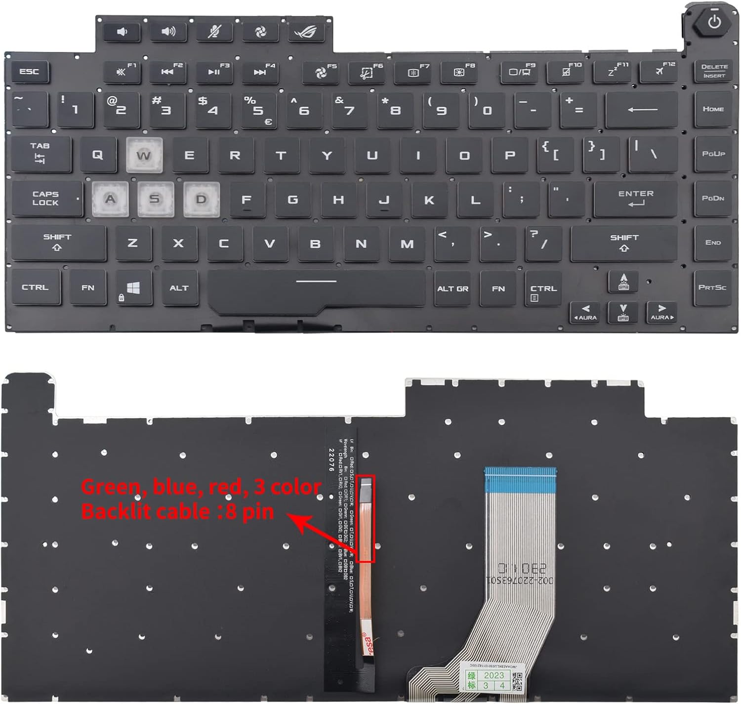 Clavier Canadien Francais Laptop Keyboard For GETAC S410